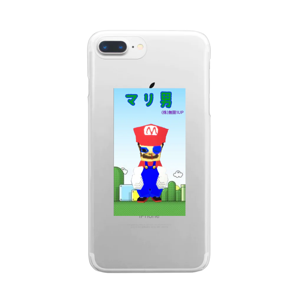 無限1UPの無限1UP Clear Smartphone Case