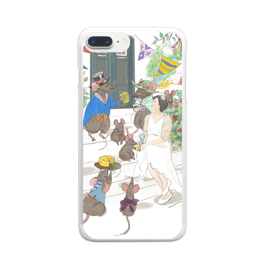 mtのまい専用 Clear Smartphone Case