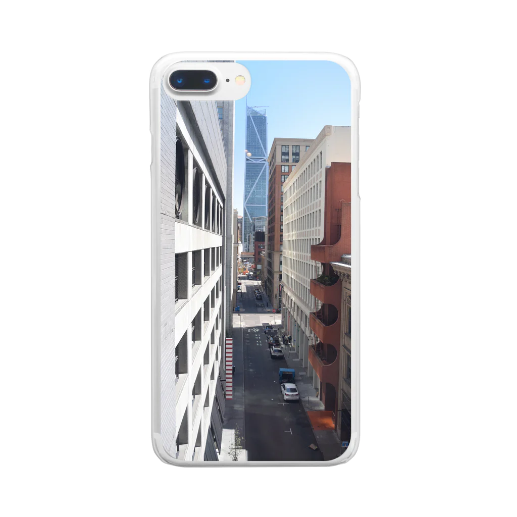 チルTショップのサンフランシスコの路地 Clear Smartphone Case