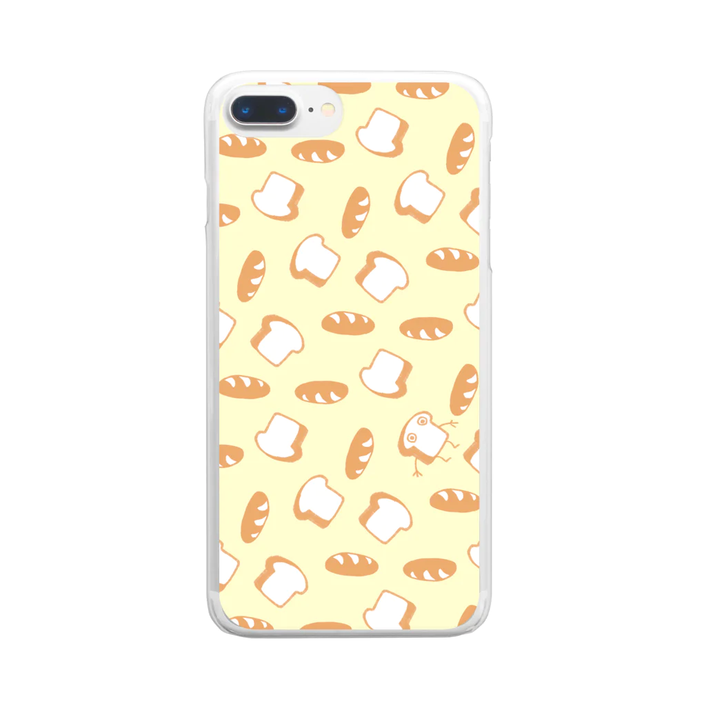 虫之 砂肝のパン美味しい Clear Smartphone Case