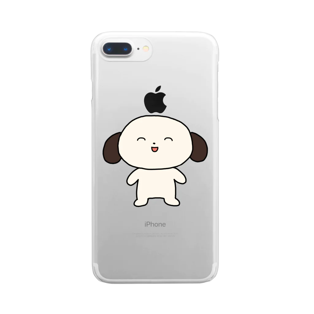 ラコスの石窯パンの犬のわんたろう　ノーマル Clear Smartphone Case