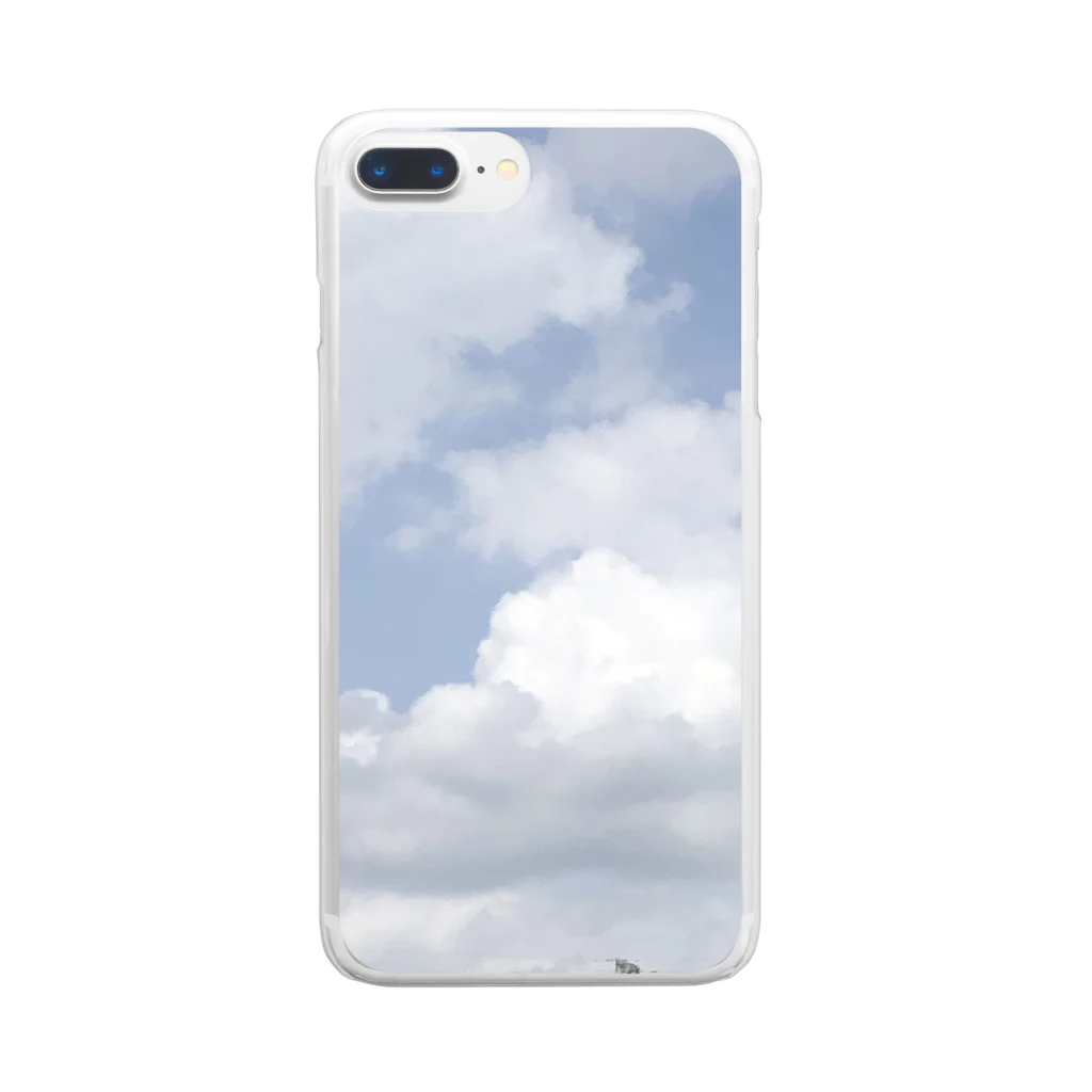 いつかの風景のいつかの青空 Clear Smartphone Case