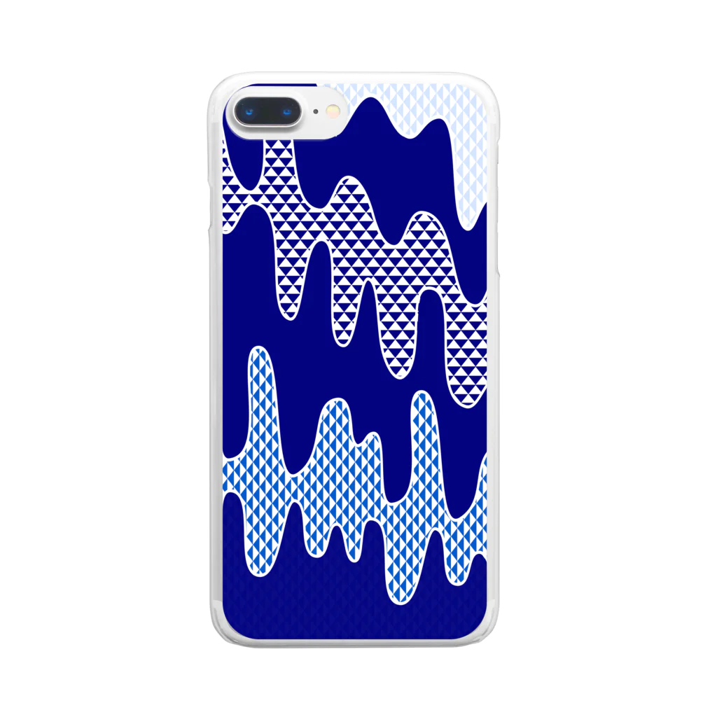 Sourambleの水流 Clear Smartphone Case