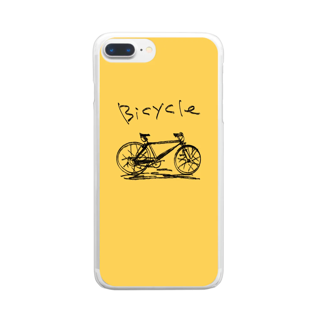 ばんやスマホケースの自転車 Clear Smartphone Case