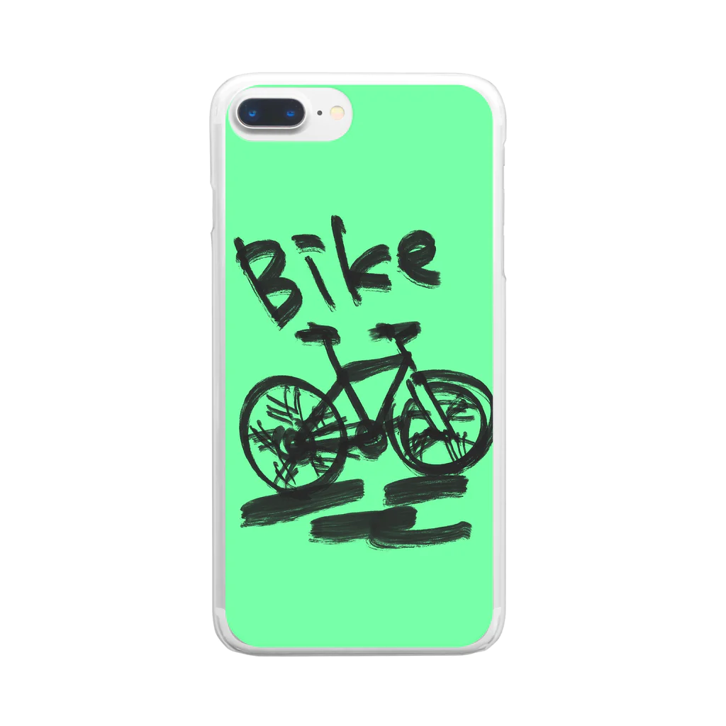 ばんやスマホケースの自転車 Clear Smartphone Case