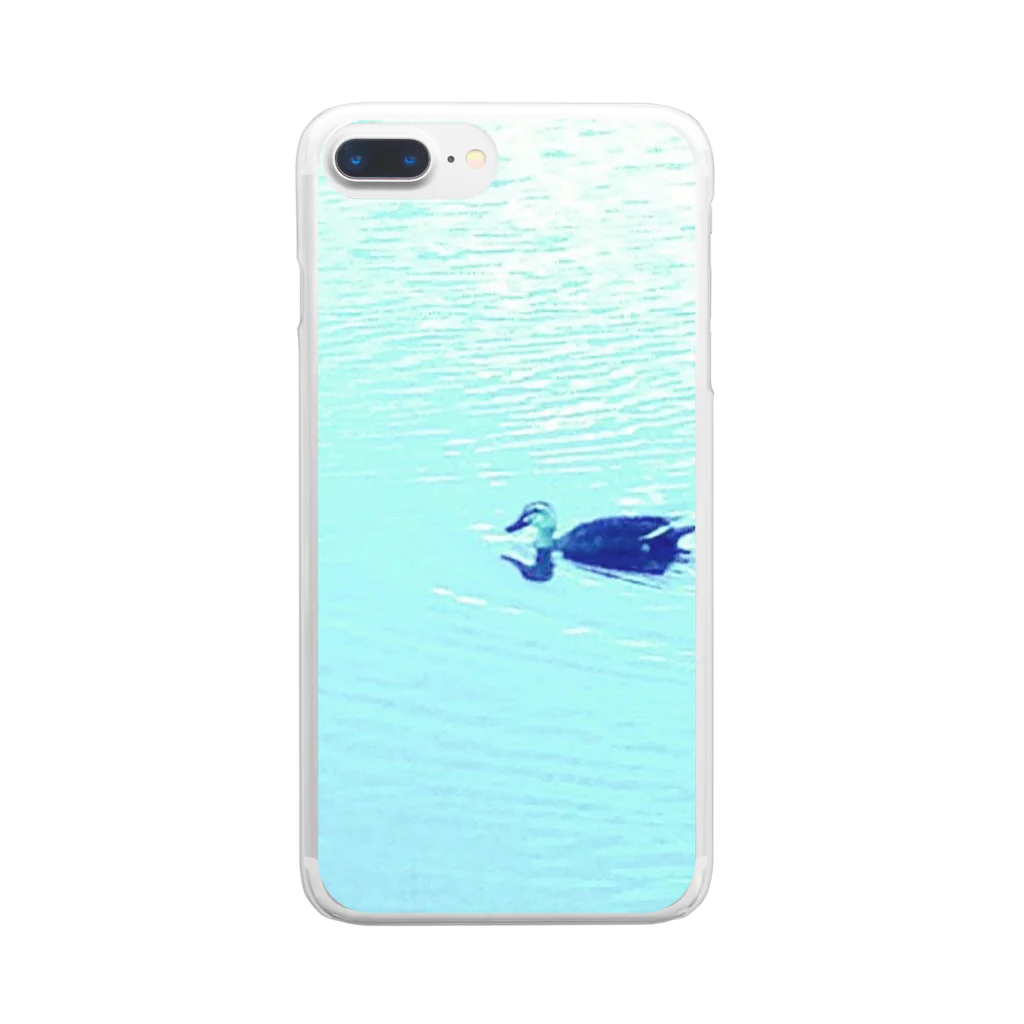 GreenTeaBreakのBird  Clear Smartphone Case