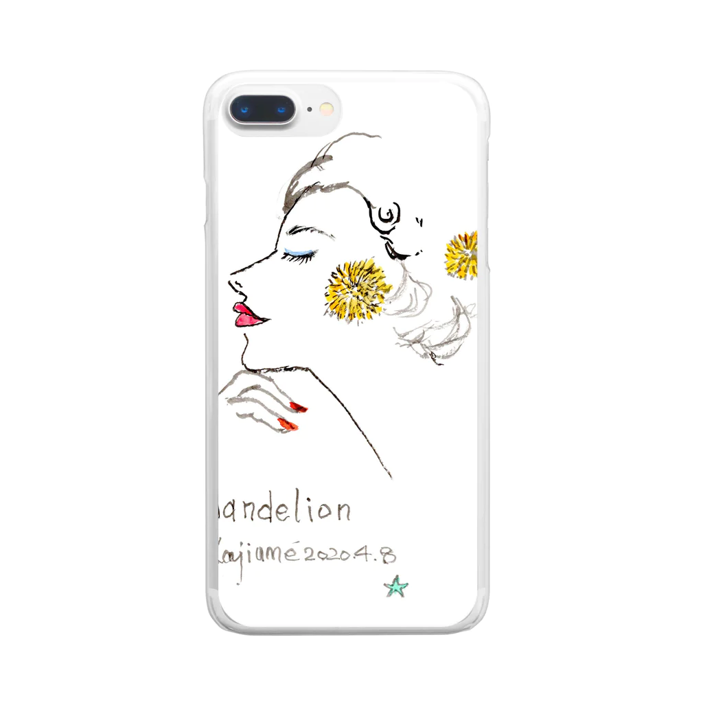 atelier-ckのダンデライオン Clear Smartphone Case