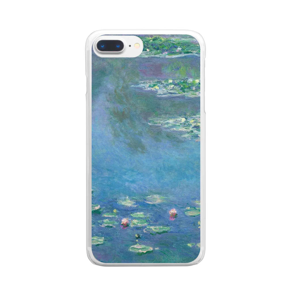 Art Baseのクロード・モネ / 睡蓮 / waterlilies / 1906 / Claude Monet クリアスマホケース