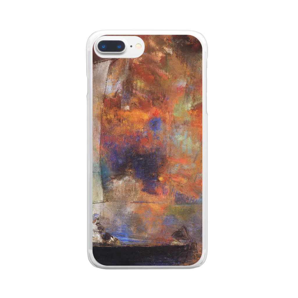 Art Baseのオディロン・レドン / Flower Clouds / 1903 / Odilon Redon. Clear Smartphone Case