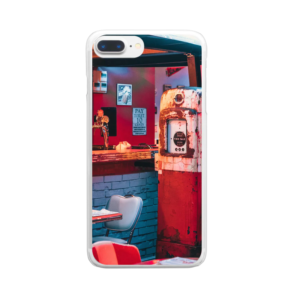 AkasakaBase - アカサカベースのAmerican Diner Clear Smartphone Case