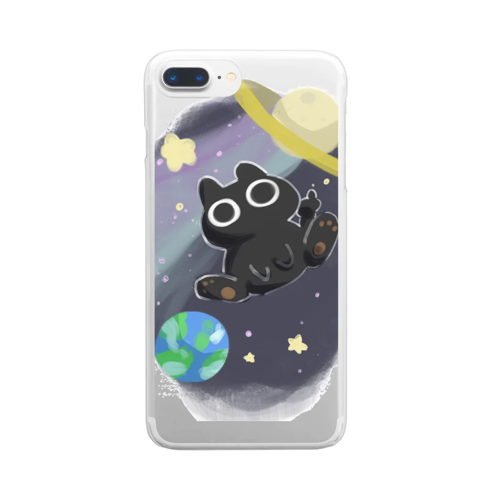 🍓ぎゅぴ💉の宇宙ひじき Clear Smartphone Case