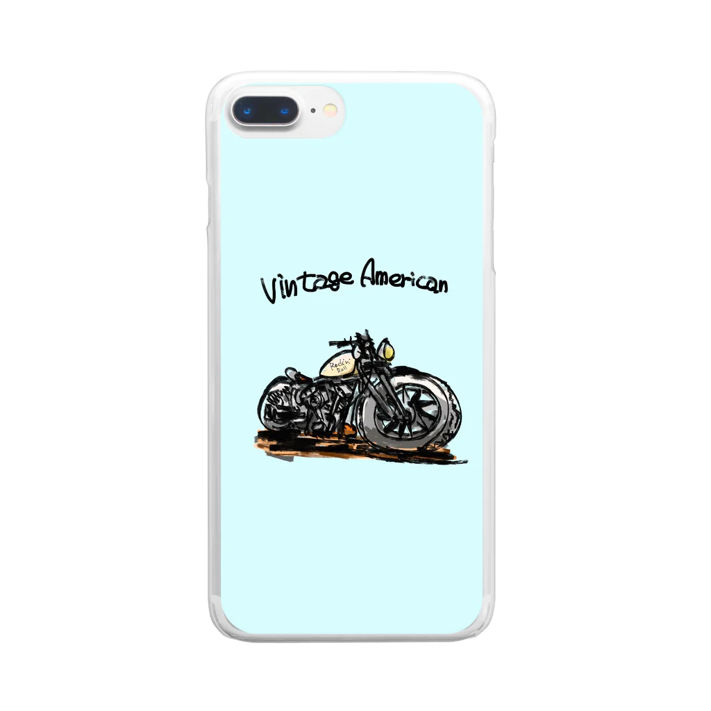 ばんやスマホケースのVintage America  Clear Smartphone Case