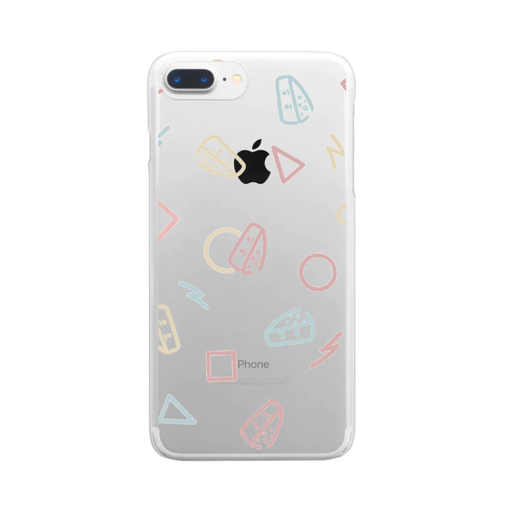 まろやか堂のレトロがんづきくん Clear Smartphone Case