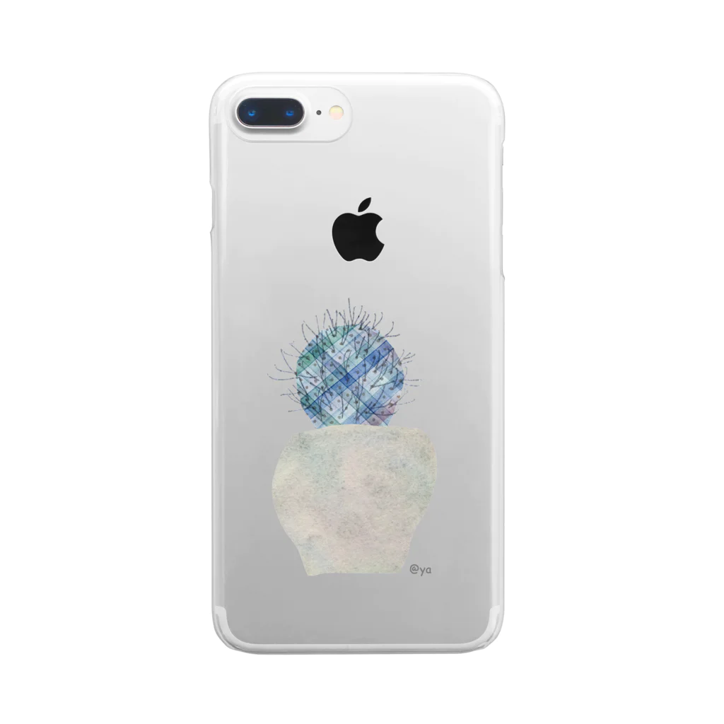 gugumorimoriのストロンボカクタス菊水 Clear Smartphone Case