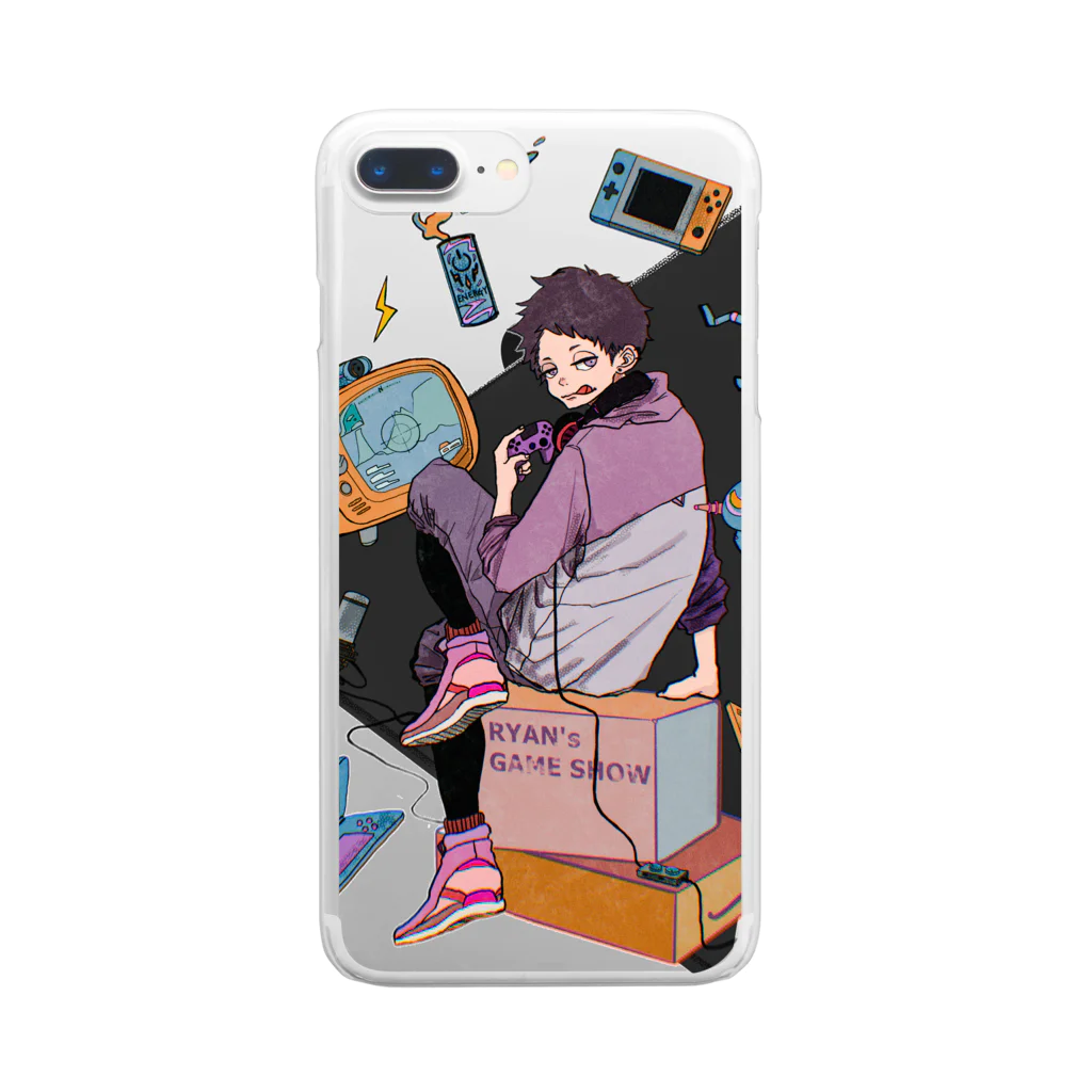 ライアンショップのライアンＧAMING SHOW iPhoneケース Clear Smartphone Case