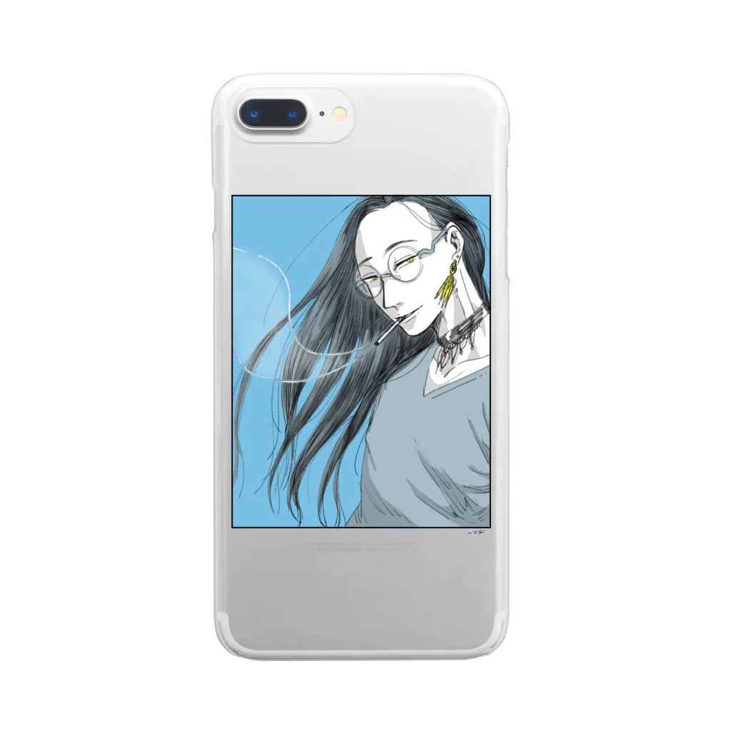 寿ツカサの東京ヱヰリアン Clear Smartphone Case