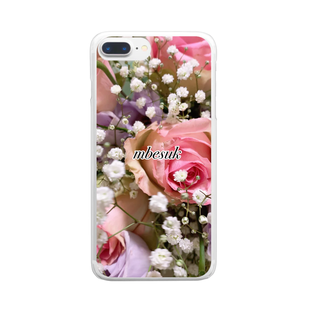 _bijoux_の花束と未来 Clear Smartphone Case