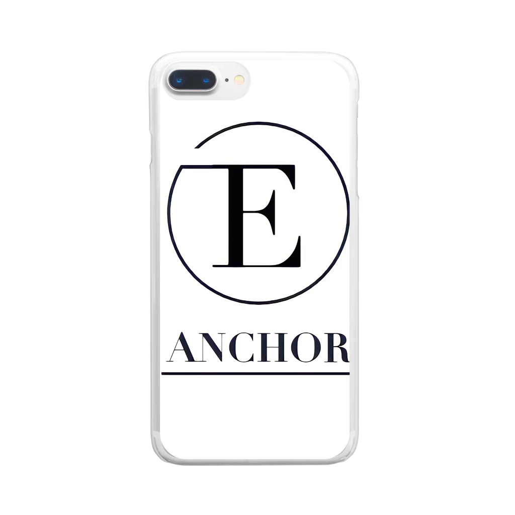(E)ANCHORの(E)Anchor クリアスマホケース