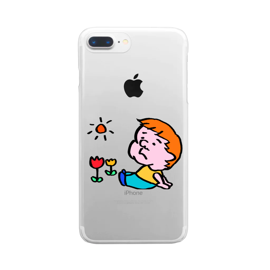 NasHataの癒し系キャラぶうちゃん Clear Smartphone Case