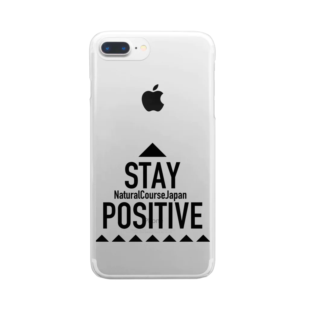 NaturalCourseJapanのNC OfficialWear 「STAY POSITIVE」vol.2 クリアスマホケース