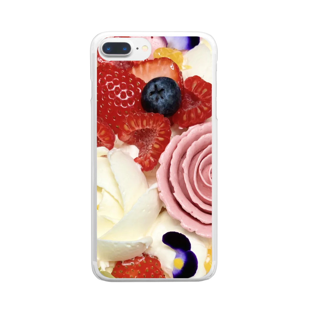 こぱの花とフルーツ Clear Smartphone Case