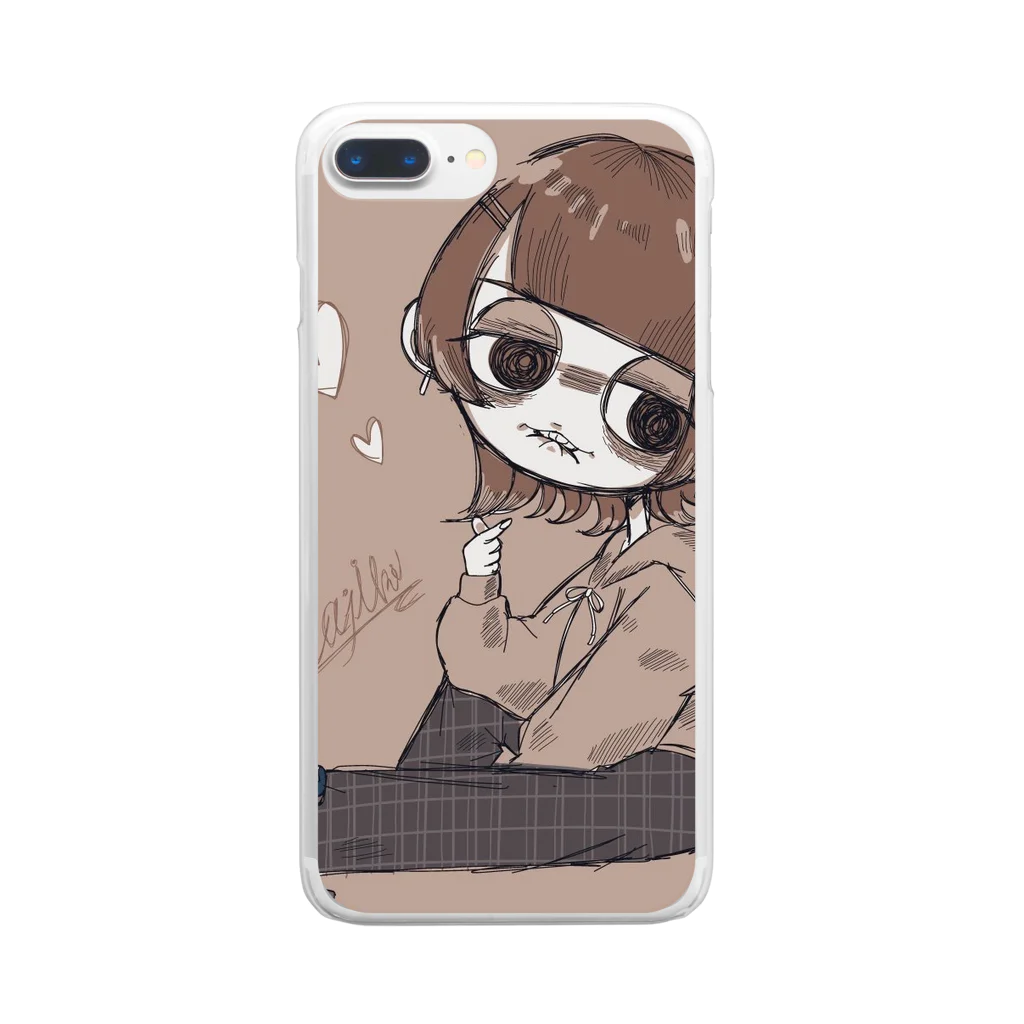 かじきのkajikino urabeya p Clear Smartphone Case