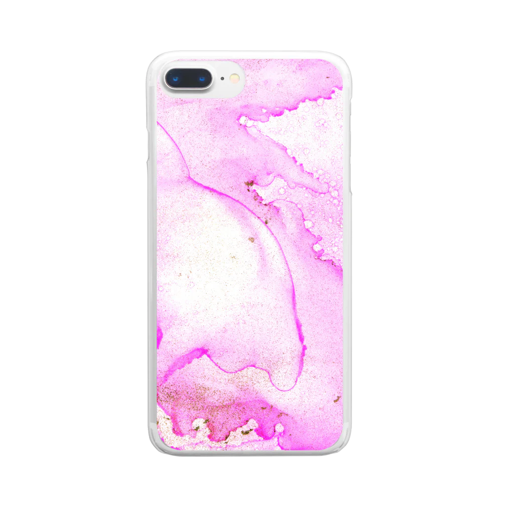 始季彩＠suzuriの花霞 Clear Smartphone Case