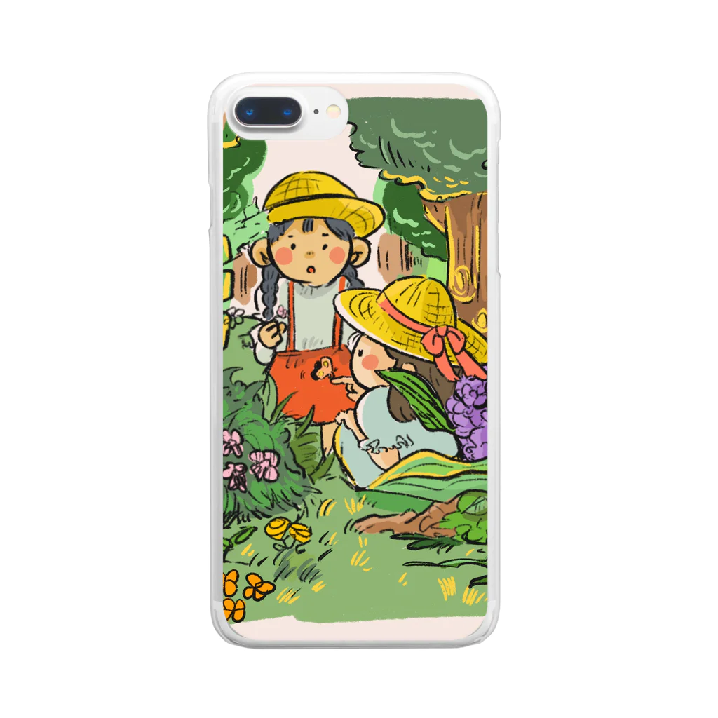 kikihmzkの森の探検 Clear Smartphone Case