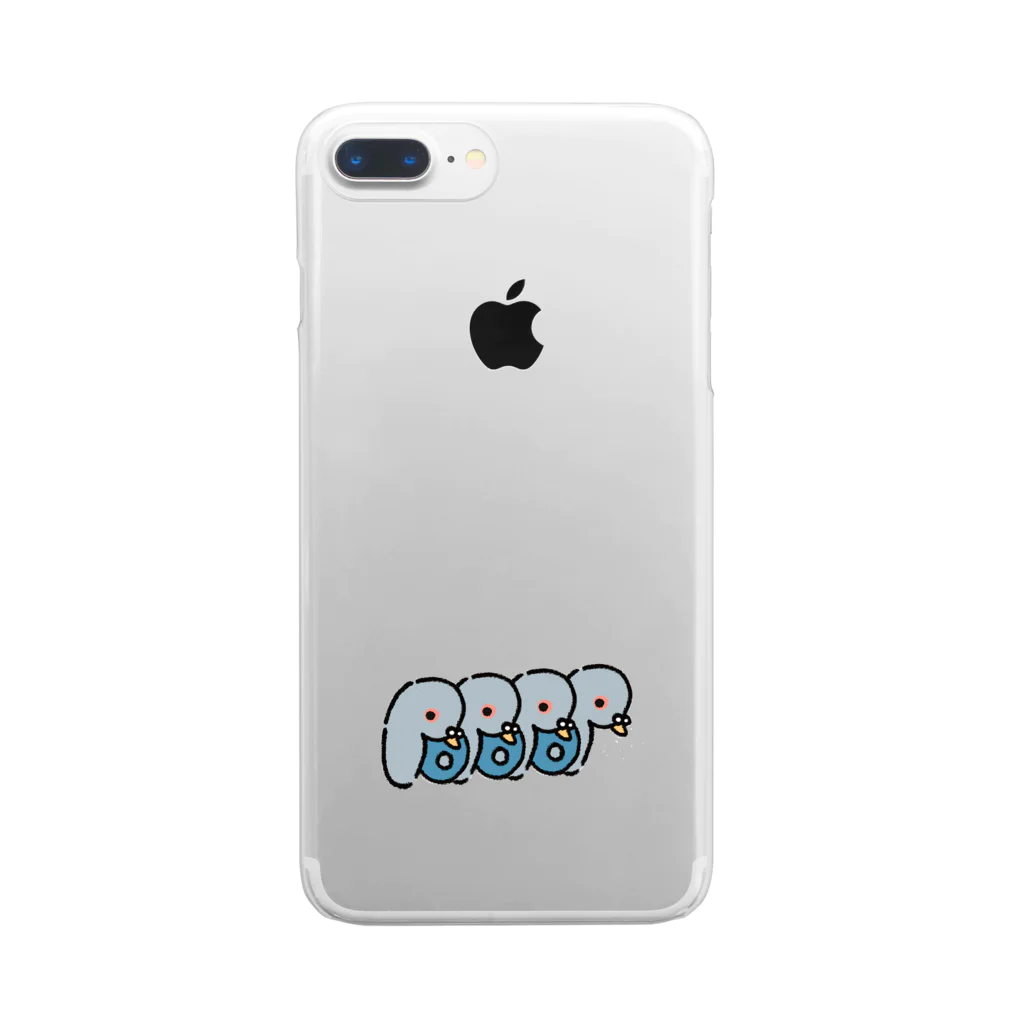 POPOPOPのPOPOPOP-ロゴ Clear Smartphone Case