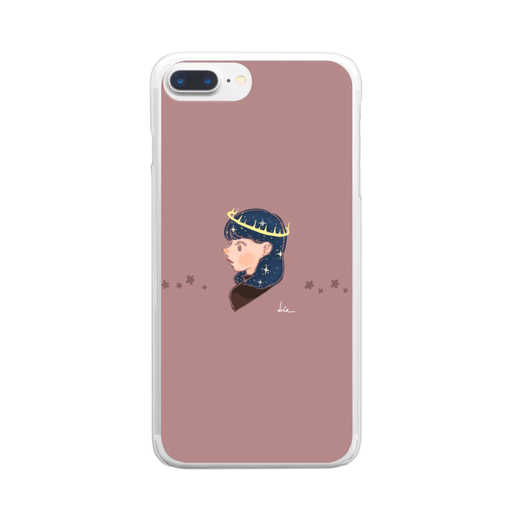 KIEEPY SHOP の星の女神 Clear Smartphone Case