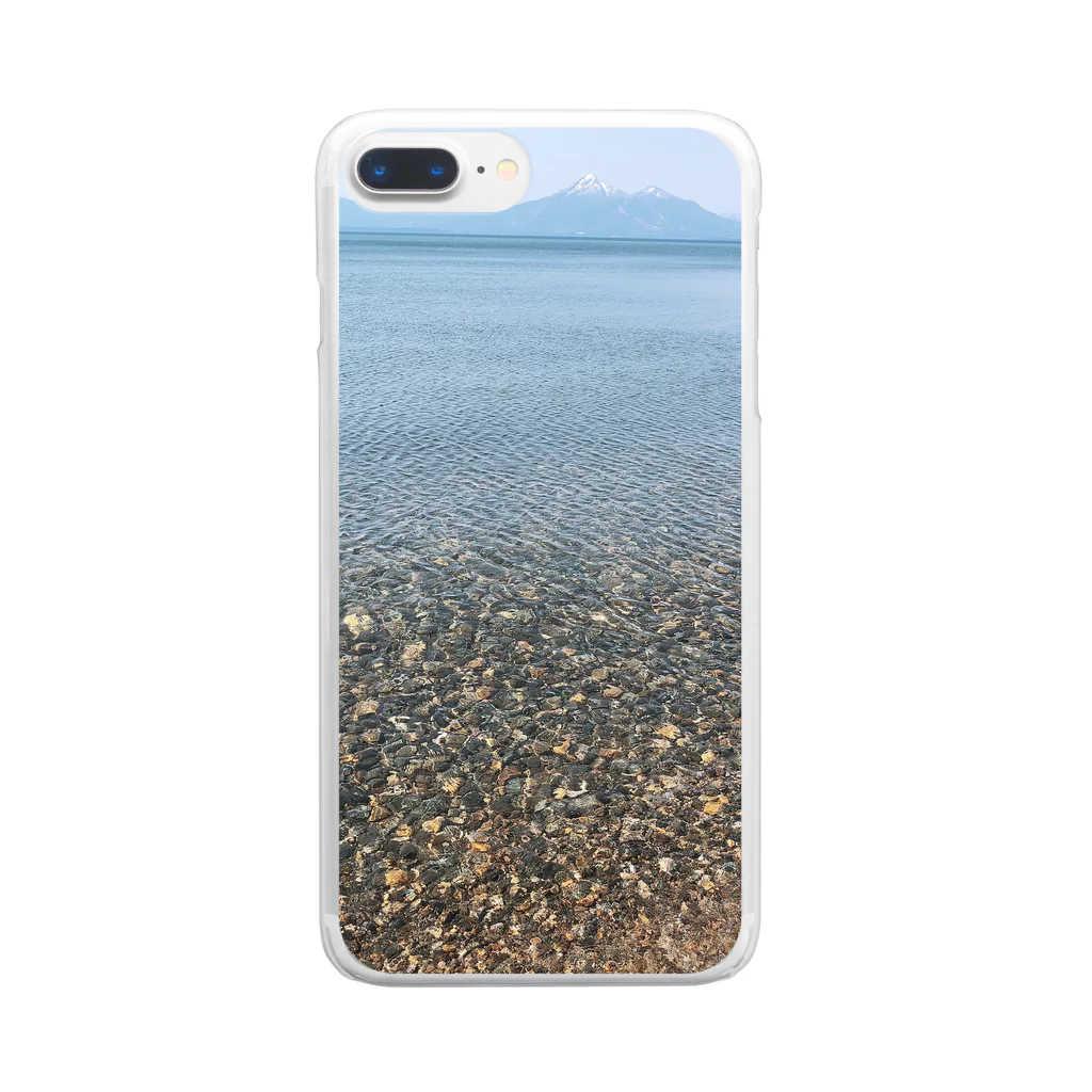 のりの猪苗代湖のiPhoneケース Clear Smartphone Case