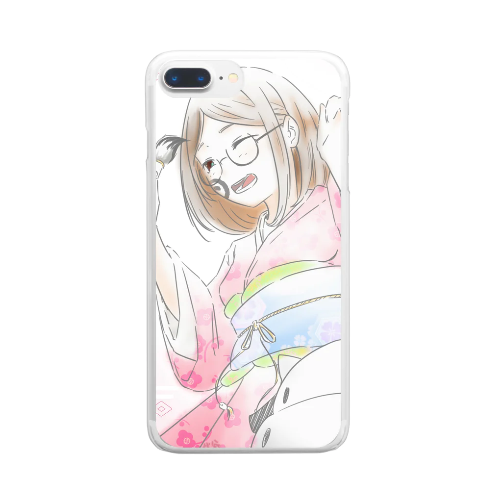 秋山澪のお正月 Clear Smartphone Case