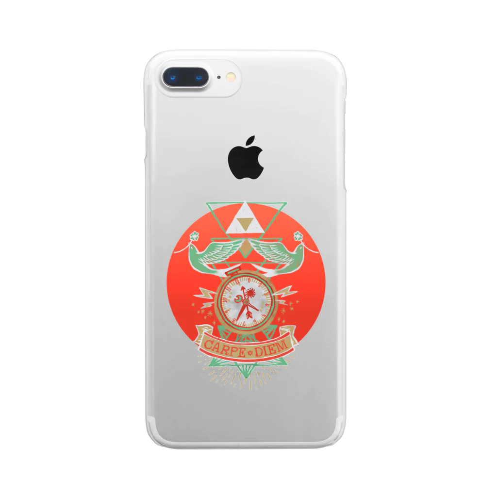 IZANAMI by Akane YabushitaのCarpe Diem （その日を摘め） Clear Smartphone Case