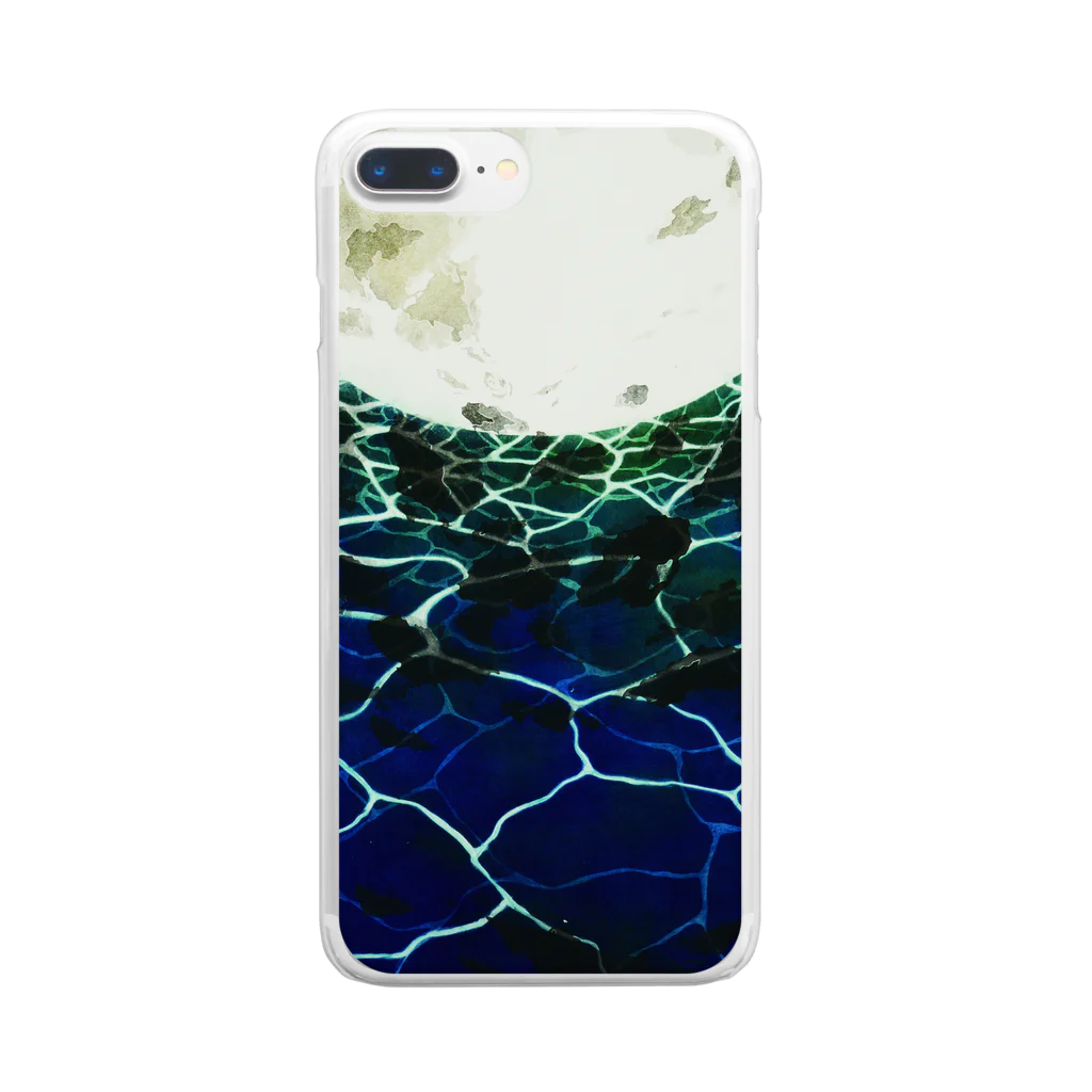 shrimp3dayoの海・月光 Clear Smartphone Case