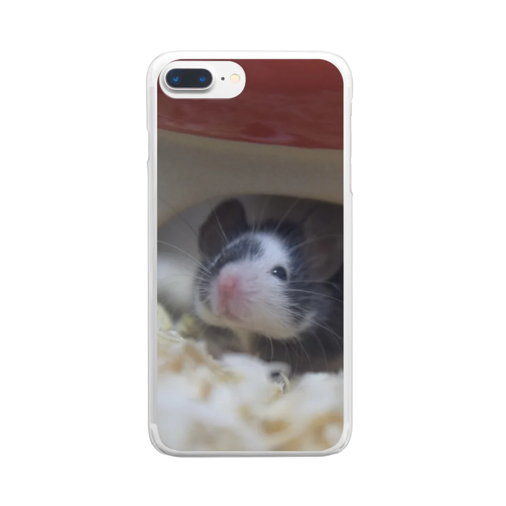 Yuのパンダマウス Clear Smartphone Case