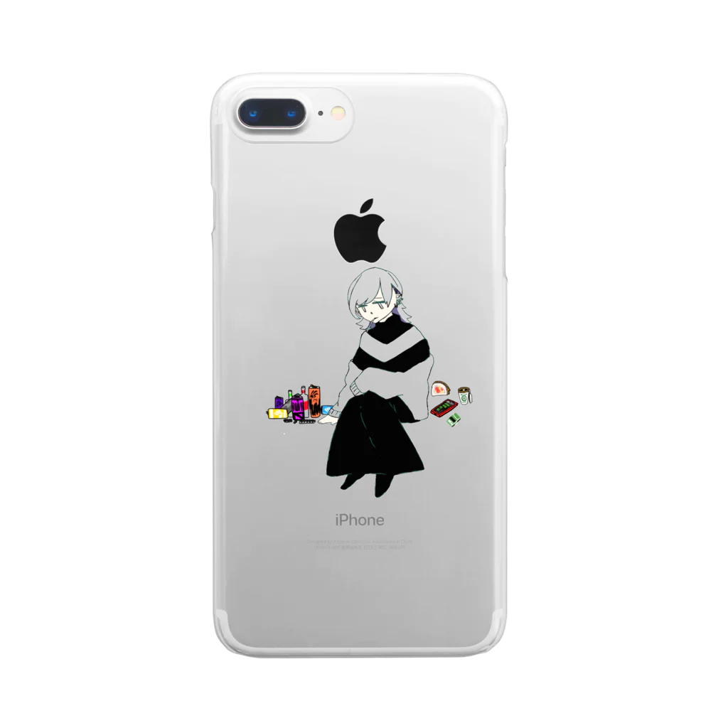 0motinoKumoiの束の間〖背景無し〗 Clear Smartphone Case