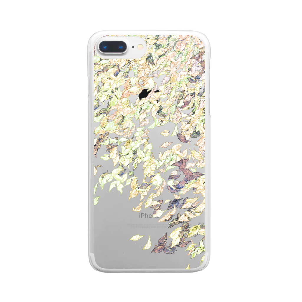 rakkosoda / コマイの落ち葉（クリア） Clear Smartphone Case