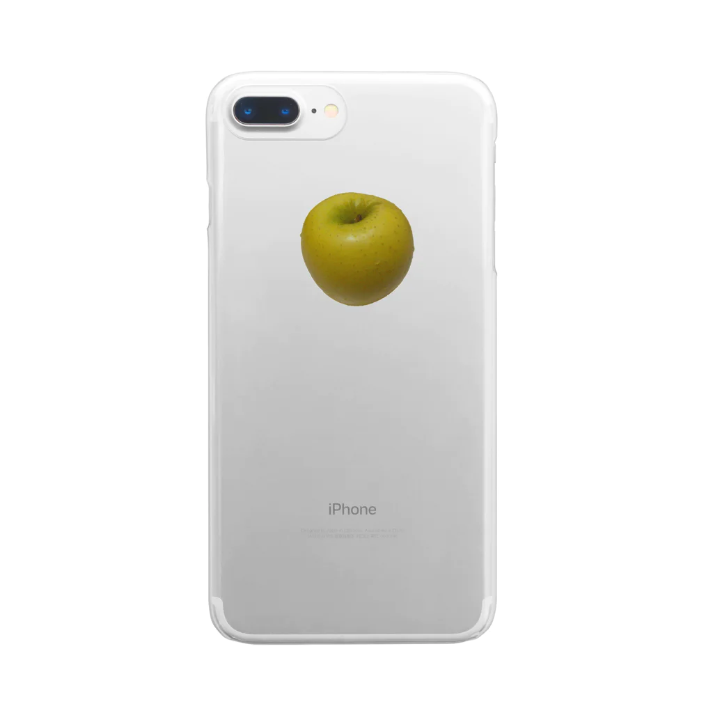 shishishiのgreen apple Clear Smartphone Case