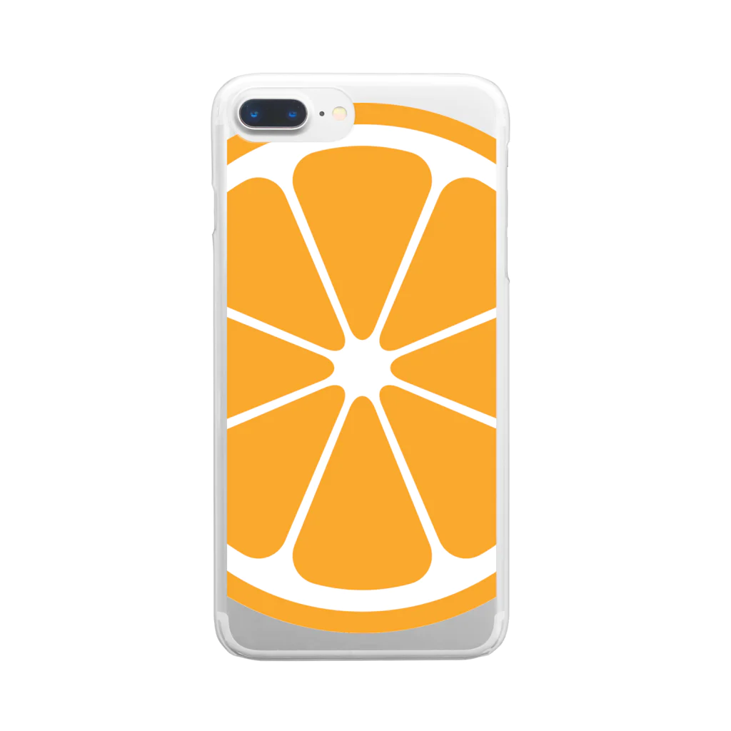 MIKAN_12345のMIKAN's Logo Goods Clear Smartphone Case