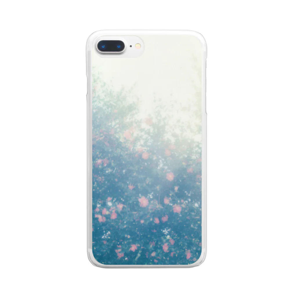 harukianamiの椿 Clear Smartphone Case