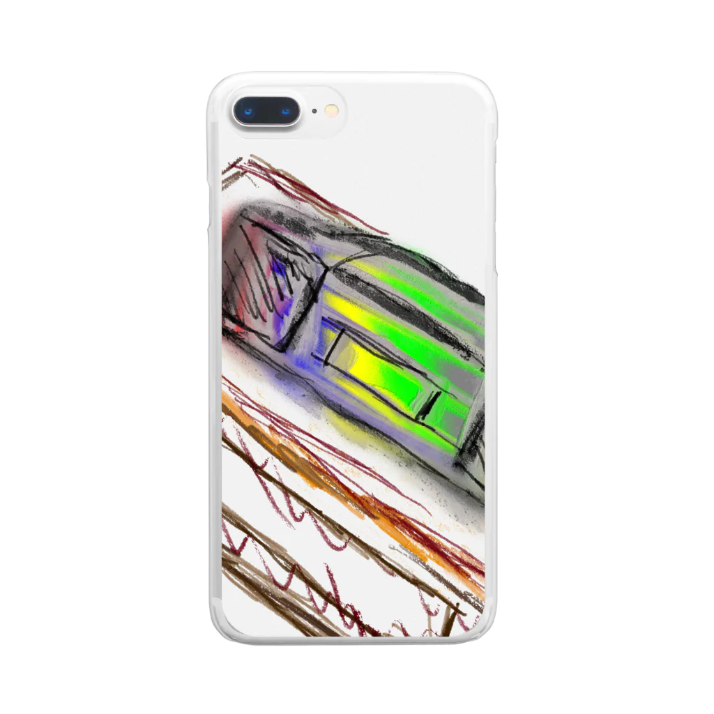 aconaruのラジカセ Clear Smartphone Case