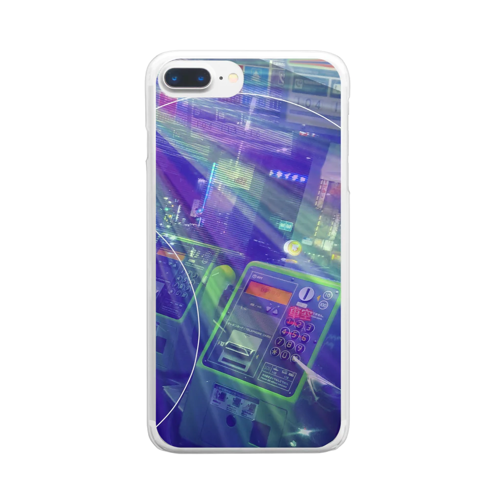 Team KARIAGE@狂犬もちこのでんわ Clear Smartphone Case