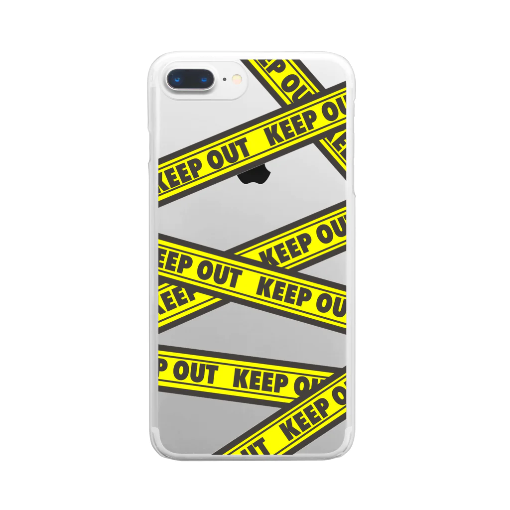 MyNoteのKEEP OUT  Clear Smartphone Case