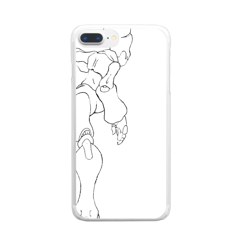 KUMIGOROのサイボーグさん Clear Smartphone Case