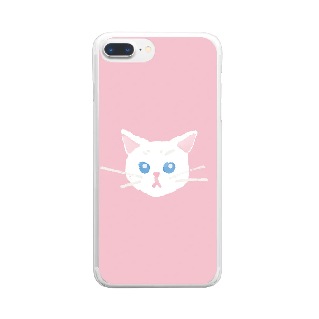 MegShiotaのねこちゃん Clear Smartphone Case