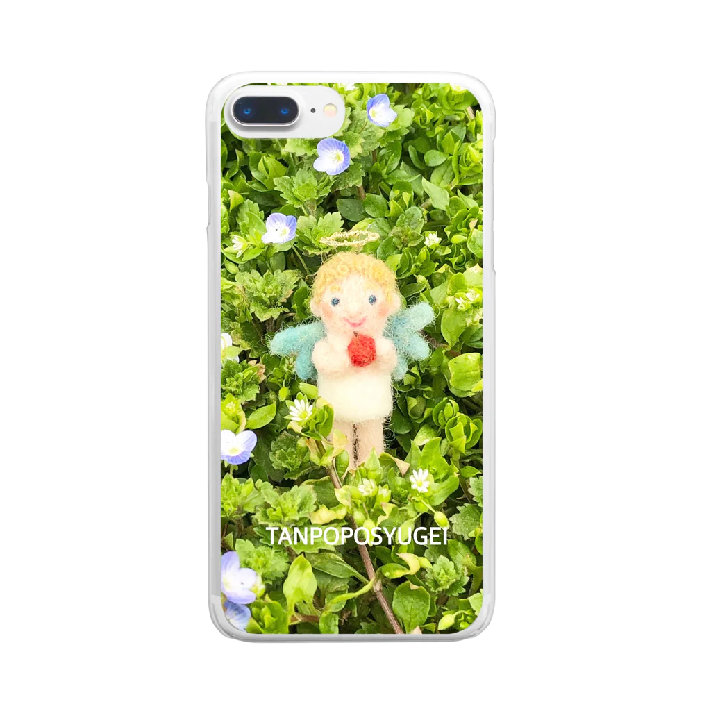 たんぽぽ手芸の天使ガヴリエルの春 Clear Smartphone Case