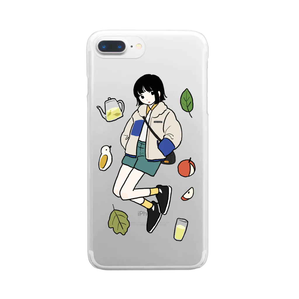 NIDNEのぴょん Clear Smartphone Case