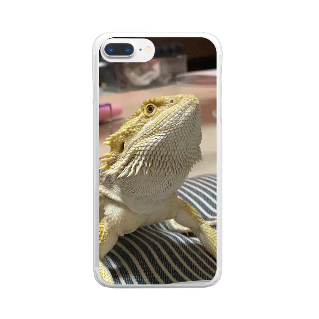フトアゴが好きすぎてのフトアゴヒゲトカゲのパック Clear Smartphone Case