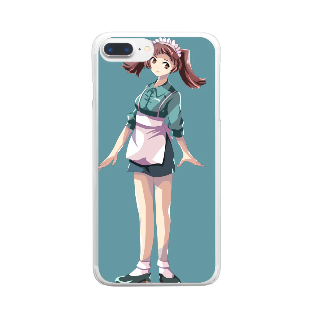 渡来人のmaide Clear Smartphone Case