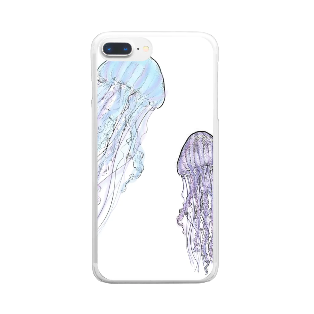 mknya's shopの海月 Clear Smartphone Case